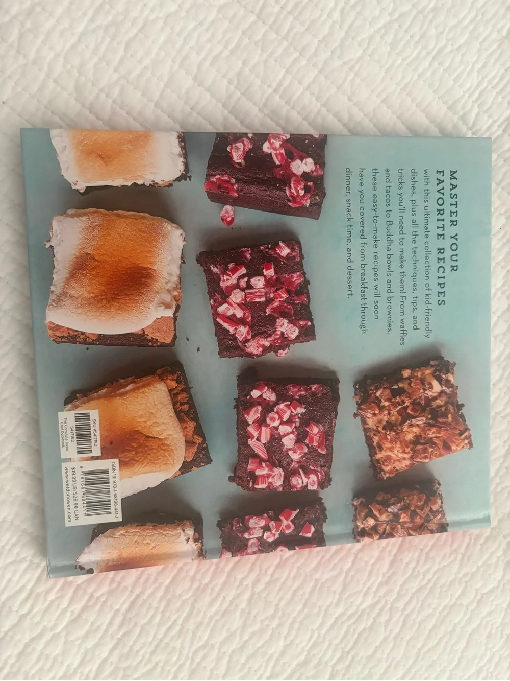 Williams Sonoma Junior Chef Cookbook - Blue & Brown Cover